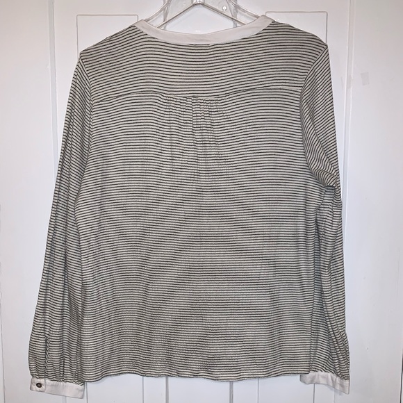 Anthropologie Dolan Striped Coast Ferry Henley Top - Picture 10 of 16